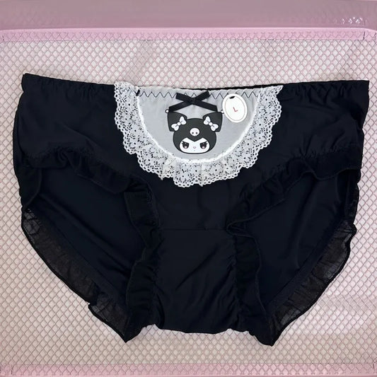 Sanrio Hello Kitty Women’s Ice Silk Panties – Cute Cartoon Triangle Underwear for Summer Comfort | ملابس داخلية نسائية من سانريو هيلو كيتي – تصميم مثلث لطيف من قماش الآيس سيلك المريح لصيف منعش