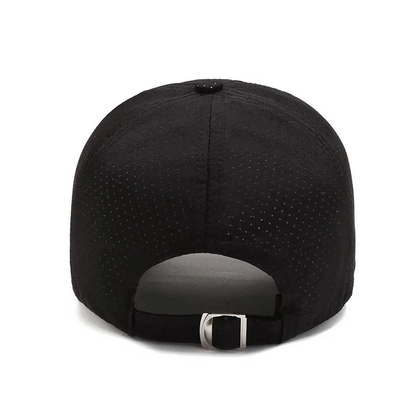 🧢 Quick-Dry Outdoor Sports Sun Cap – Unisex Adjustable Golf & Fishing Hat | قبعة رياضية صيفية سريعة الجفاف – للرجال والنساء – للجولف، الصيد، الجري