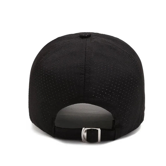 🧢 Quick-Dry Outdoor Sports Sun Cap – Unisex Adjustable Golf & Fishing Hat | قبعة رياضية صيفية سريعة الجفاف – للرجال والنساء – للجولف، الصيد، الجري