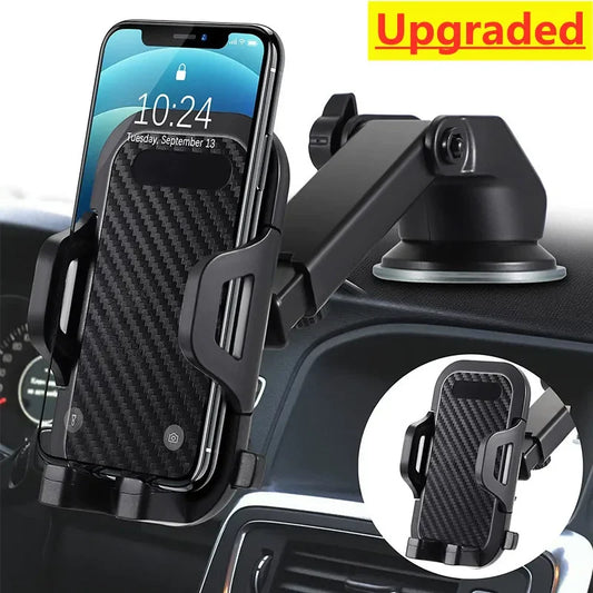 📱 Universal Car Phone Holder 🚗 – 360° Dashboard & Windshield Mount with Strong Suction | حامل جوال للسيارة عالمي – تثبيت بالزجاج أو الطبلون بزاوية 360°